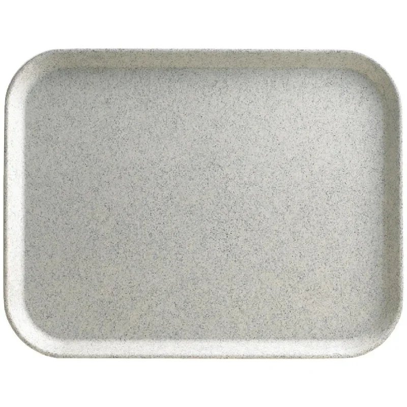 Plateau en Polyester Versalite Gris Moucheté - L 457 mm Top Vente