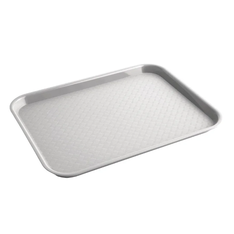 Dernier Modèle Plateau Fast Food En Plastique Gris