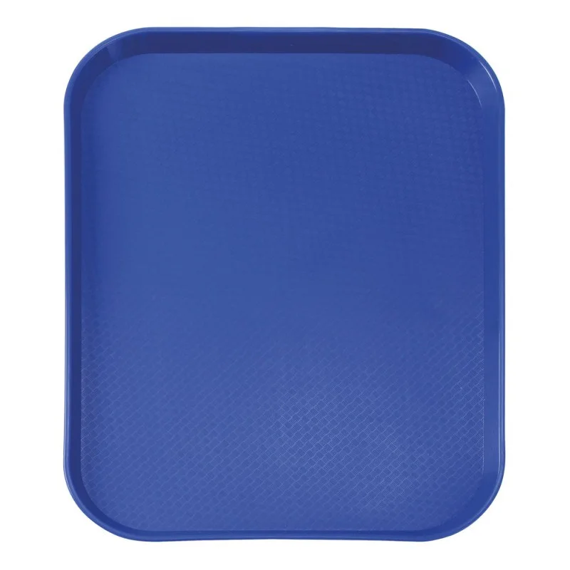 Nouvelle Collection Plateau Rectangulaire Fast Food - Petit Modèle 265 x 345 mm - Bleu