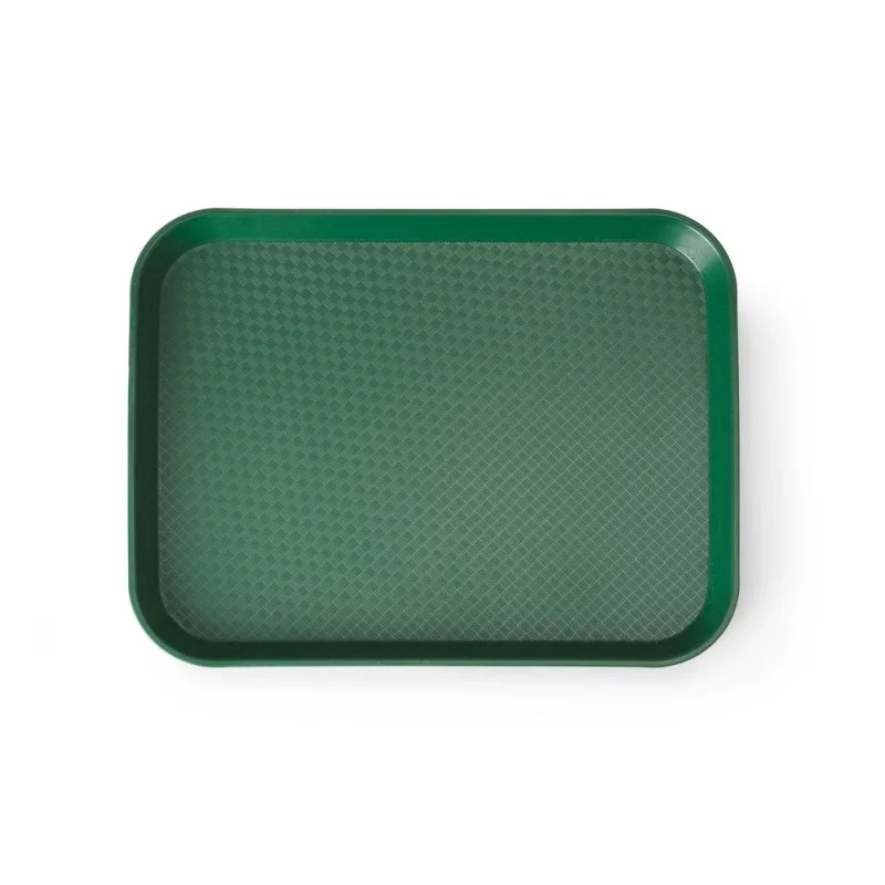 Dernière Chance Plateau Rectangulaire Fast Food - Petit Modèle 265 x 345 mm - Vert