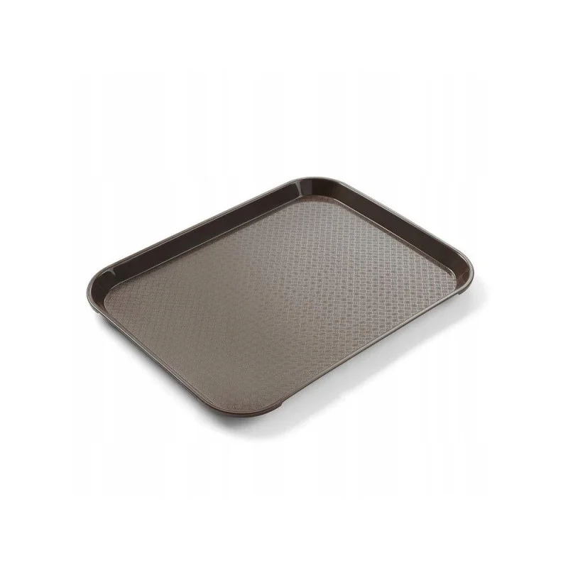 Nouveauté Plateau Rectangulaire Fast Food - Petit Modèle 265 x 345 mm - Marron