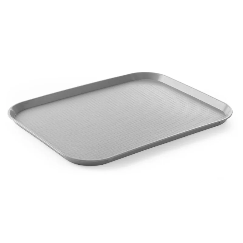 Réduction Plateau Rectangulaire FastFood - Grand Modèle 450 x 350 mm - Gris