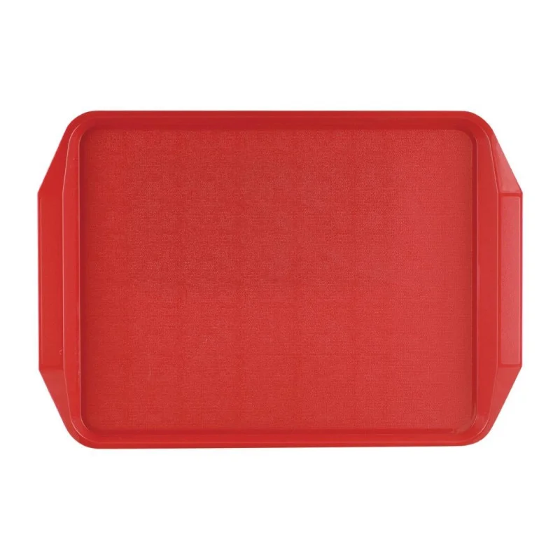 Expédié Aujourd’hui Plateau Rouge avec Poignées - 435 x 305 mm