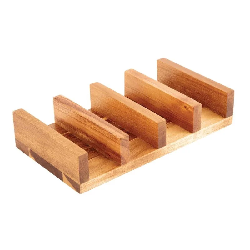 Présentoir à Sandwich en Acacia - 40 x 150 mm Offre Spéciale