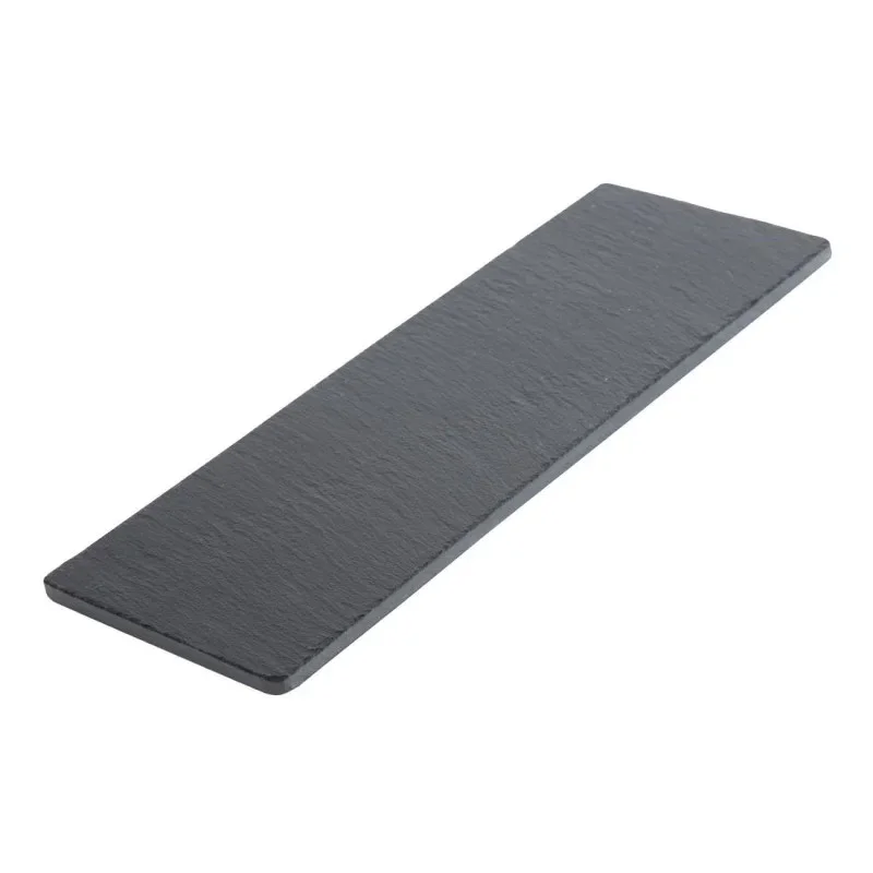 Commander Vite Plat en Ardoise pour Plateau en Bambou - 330 x 130 mm - Lot de 2