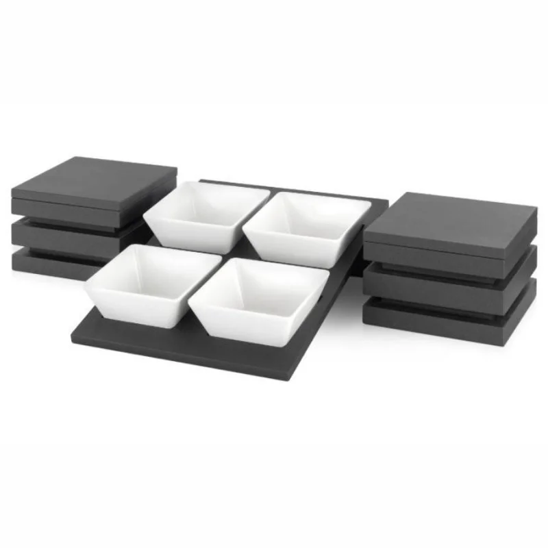 Marque Kit de Présentation Buffet - 4 Bols Carrés