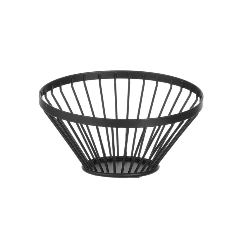 Acheter Direct Panier à Fruits Oblique Noir - 150 mm de Diamètre