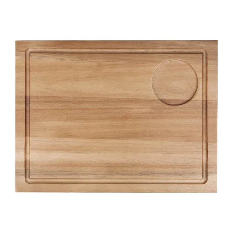 Promotion Grande Planche À Steak En Bois D'Acacia