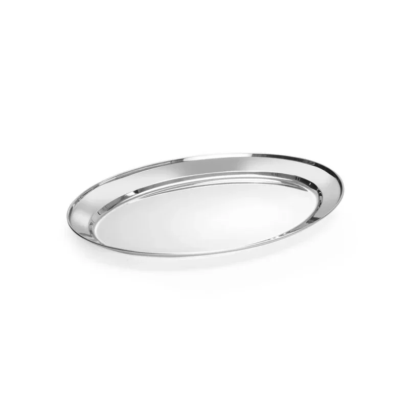 Commander Vite Plat Ovale en Inox - 450 x 290 mm