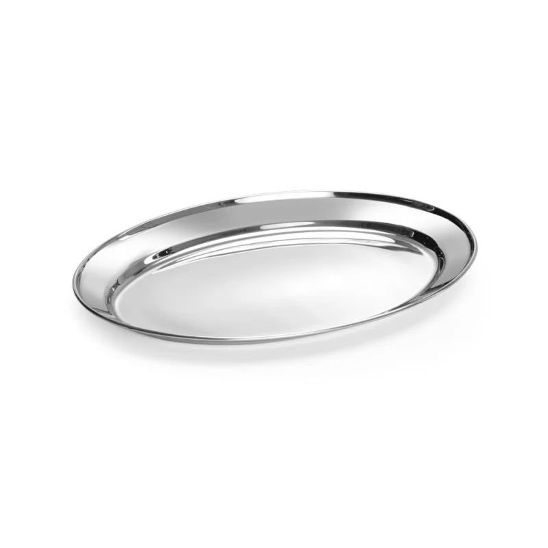 Plat Ovale en Inox - 350 x 240 mm Quantité Limitée