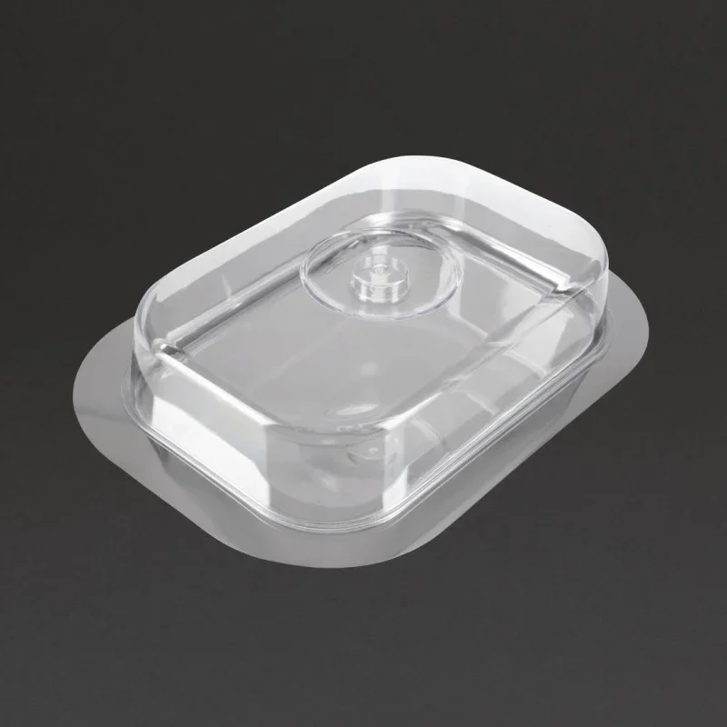 Plateau Rectangulaire en Inox et Couvercle Transparent Commander Maintenant