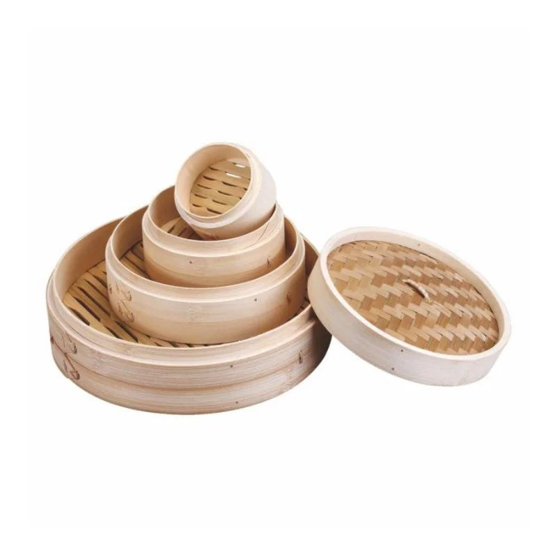Produit De Marque Cuiseur Vapeur Rond en Bambou - Ø 10 cm