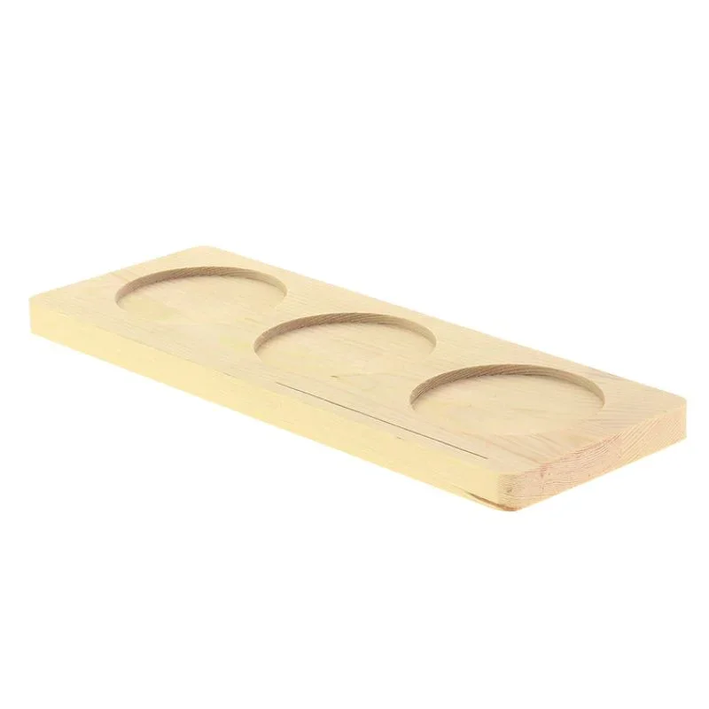 Vente Directe Plateau de Présentation Rectangulaire en Bois - 290 x 105 mm