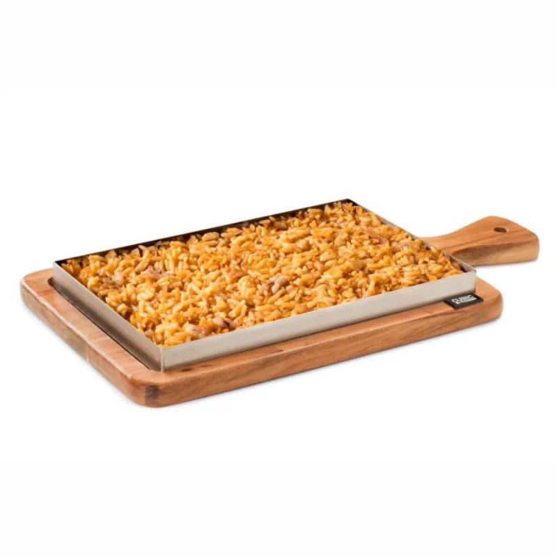 Meilleur Choix Plateau de Présentation de Riz avec Manche - L 345 x P 190 mm