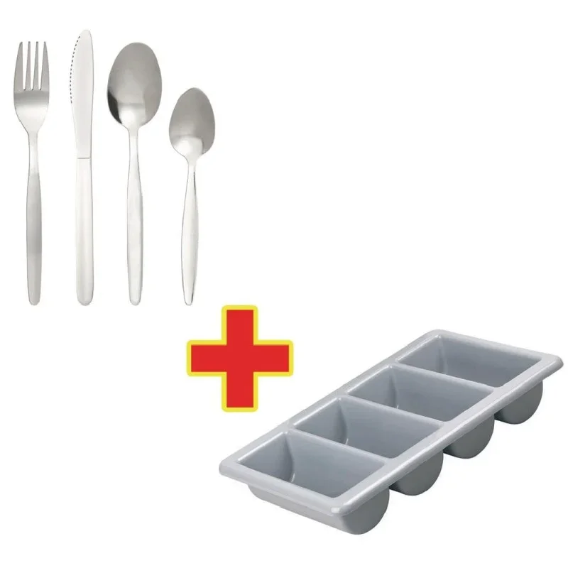 - Lot De 240 Couverts Kelso Avec Bac À Couverts Offre Limitée