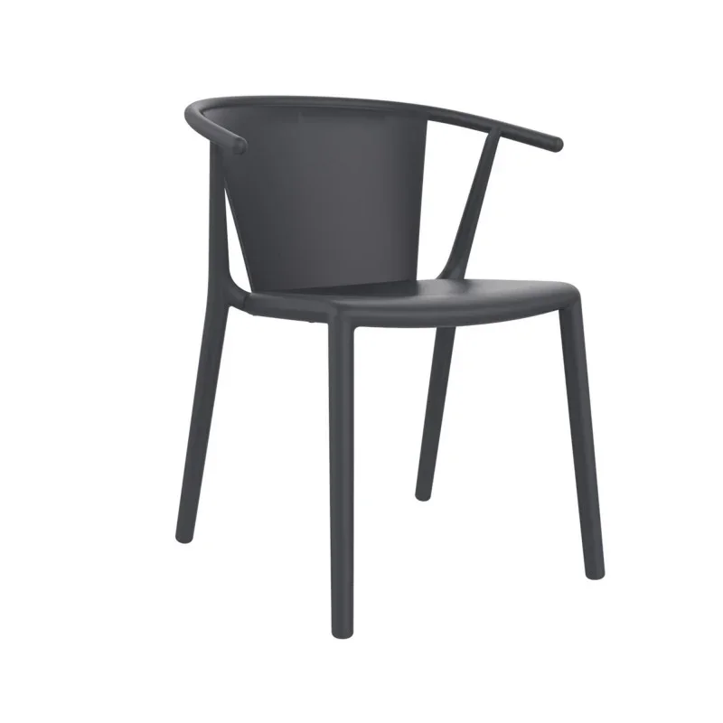 Acheter Direct Chaise Steely - Gris Foncé - Lot de 4