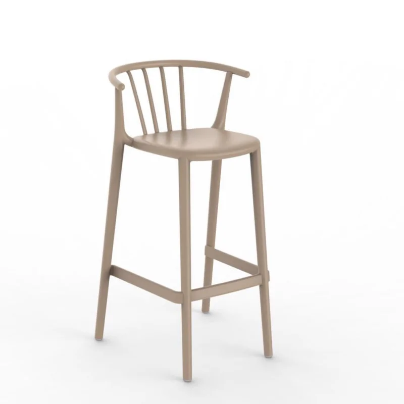 Achetez Aujourd’hui Tabouret Haut Woody - Sable - Lot de 4
