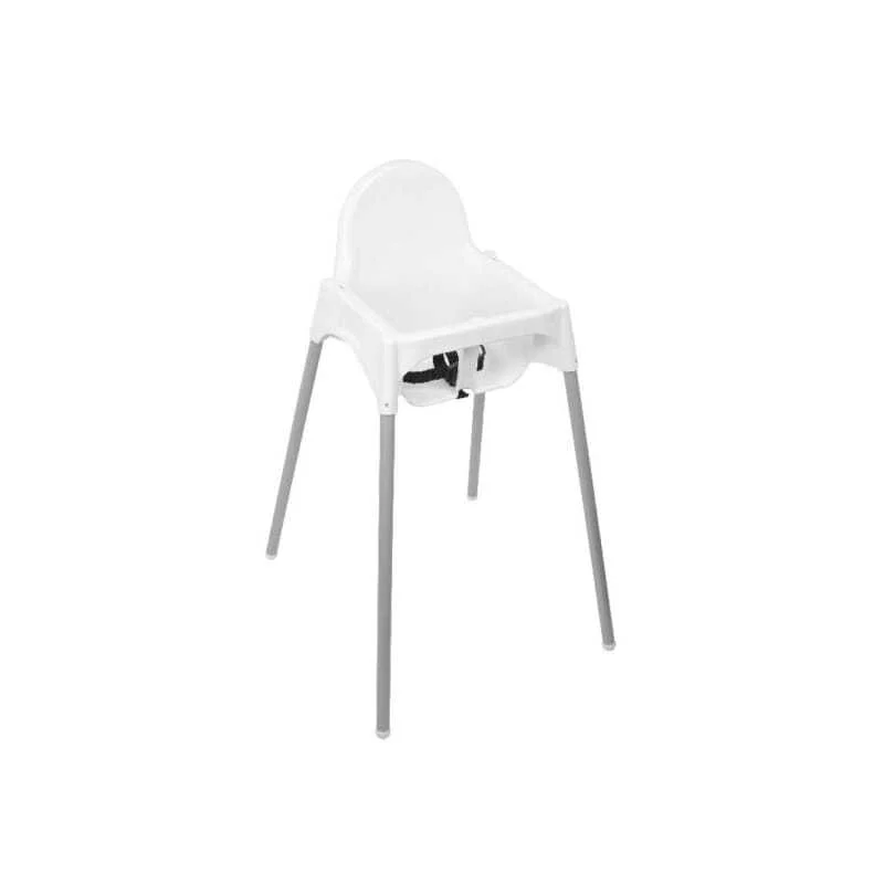 Chaise Haute Blanche pour Bébé Certifié