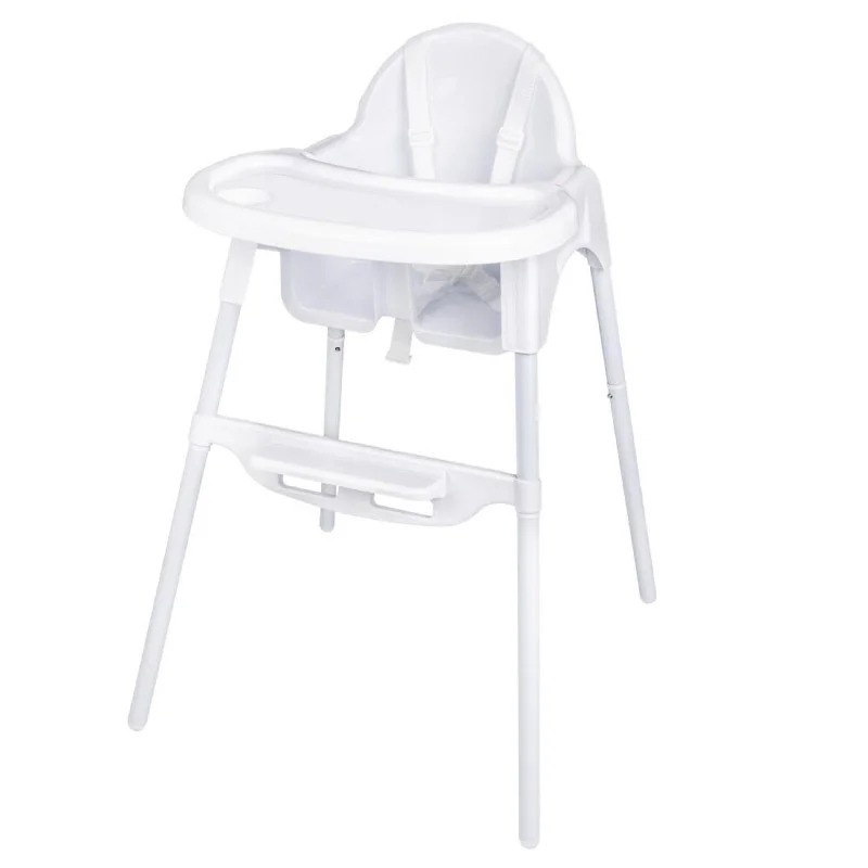 Chaise Haute Bébé Blanc Brillant Satisfait Ou Remboursé