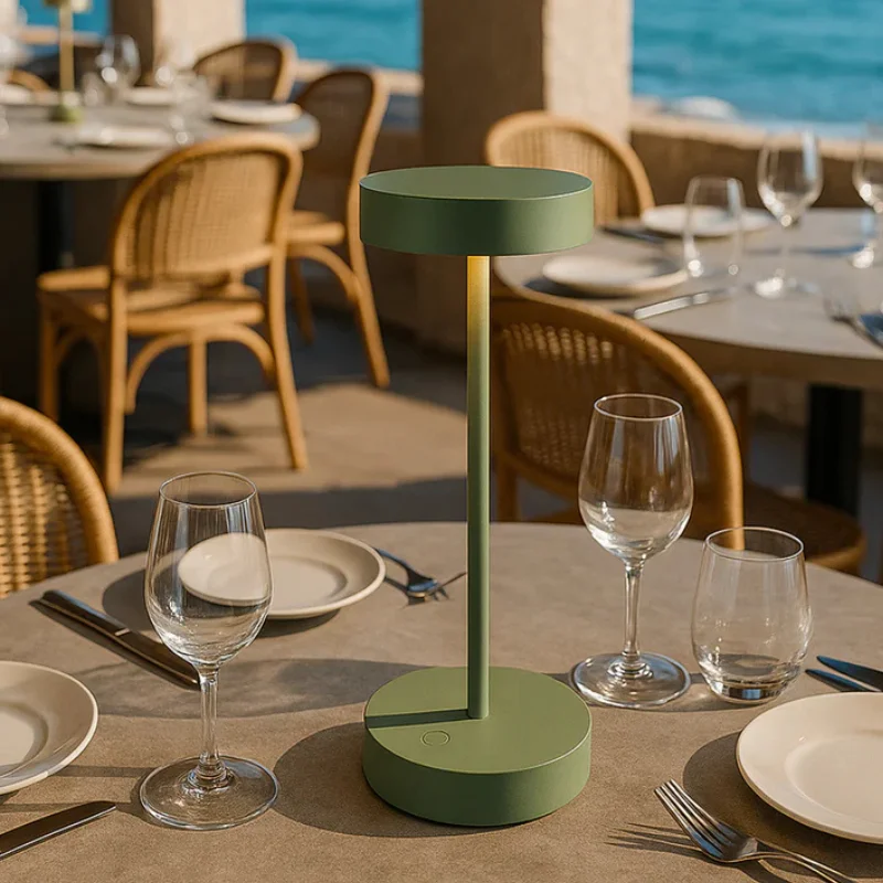 Lampe de Table Touch LED - Standy Maxi Vert Sauge Promotion
