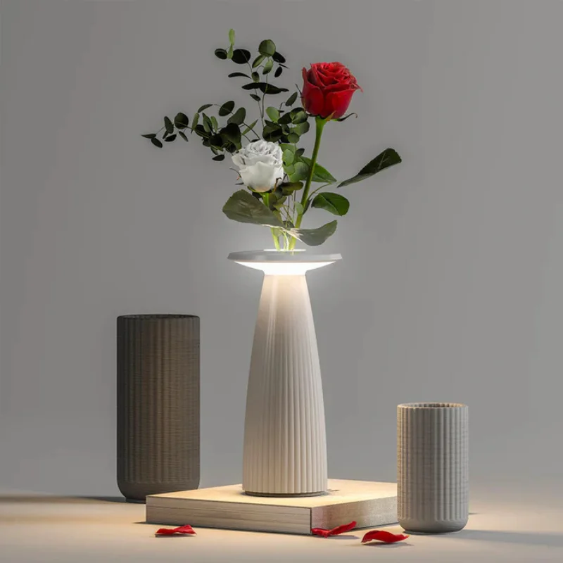 Achat Immédiat Lampe de Table Touch LED - Flora Mini Blanc