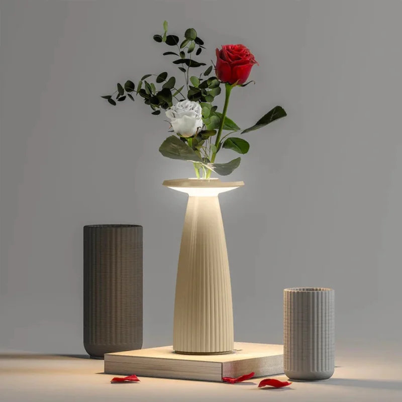 Lampe de Table Touch LED - Flora Mini Sable Pas Cher