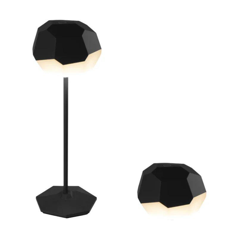 Lampe de Table Touch LED - Stone Noir Retour Gratuit