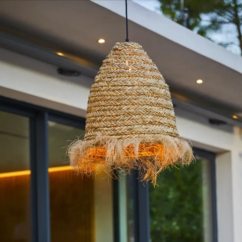 Suspension Bohème en Jonc de Mer Naturel pour Extérieur - Anafi Outdoor Soldes
