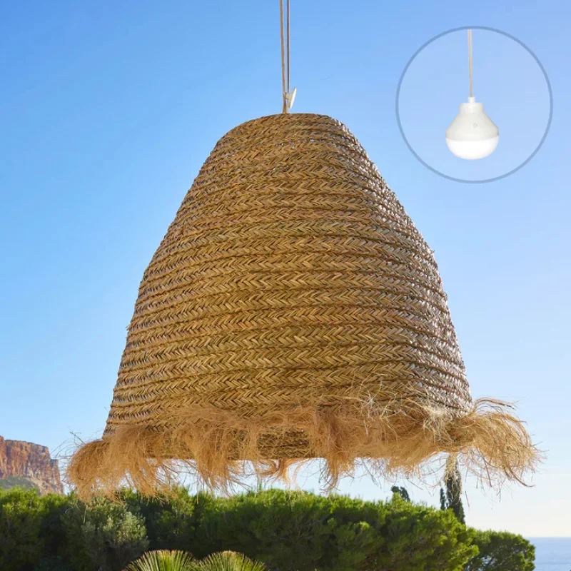 Meilleure Vente Suspension Bohème XXL en Jonc de Mer Naturel - Anafi Nomad