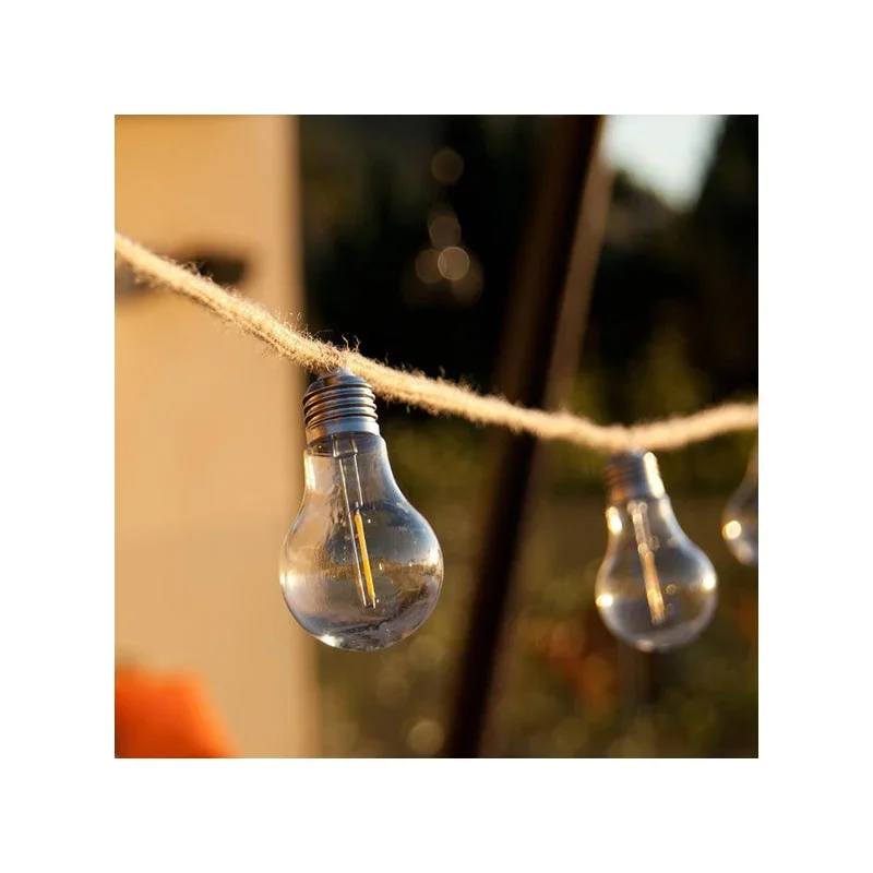 Dernier Modèle Guirlande Lumineuse Extérieure à Ampoule Filament 7.7 m - Fantasy Cord
