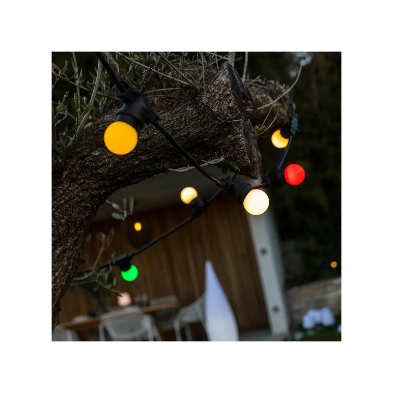 Offre Limitée Guirlande Lumineuse Extérieure Guinguette Multicolore 5.7 m - Party Guinguette