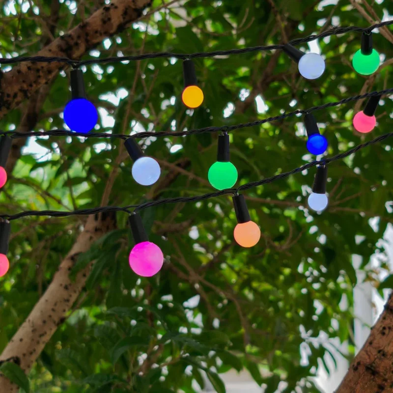 Commande En Gros Guirlande Lumineuse Solaire Multicolore 9.9 m - Billy RGB