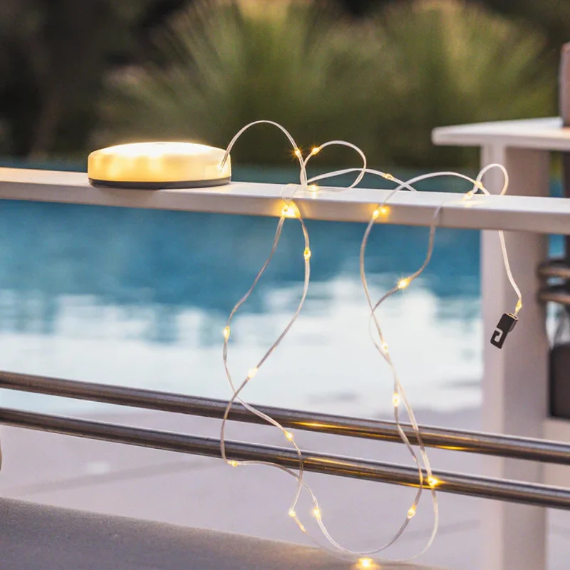 Acheter Direct Guirlande Lumineuse Extérieure Portable Rechargeable 10 m - Roly