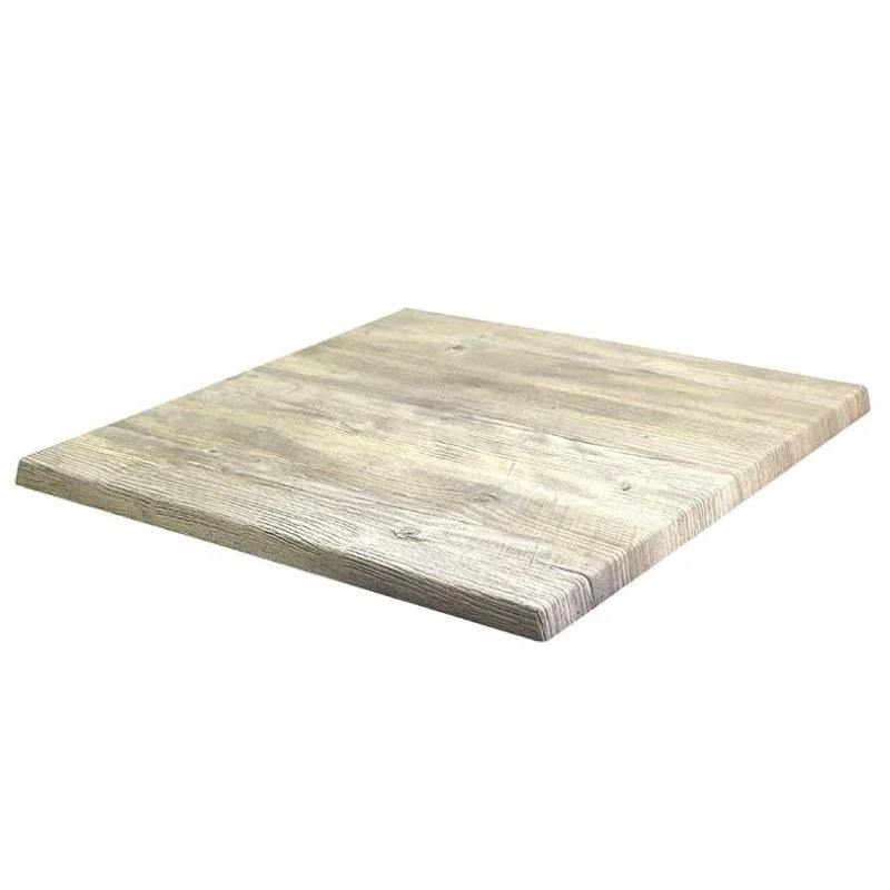 Plateau de Table Stratifié Carré Ponderosa Blanc - 600 x 600 mm Certifié