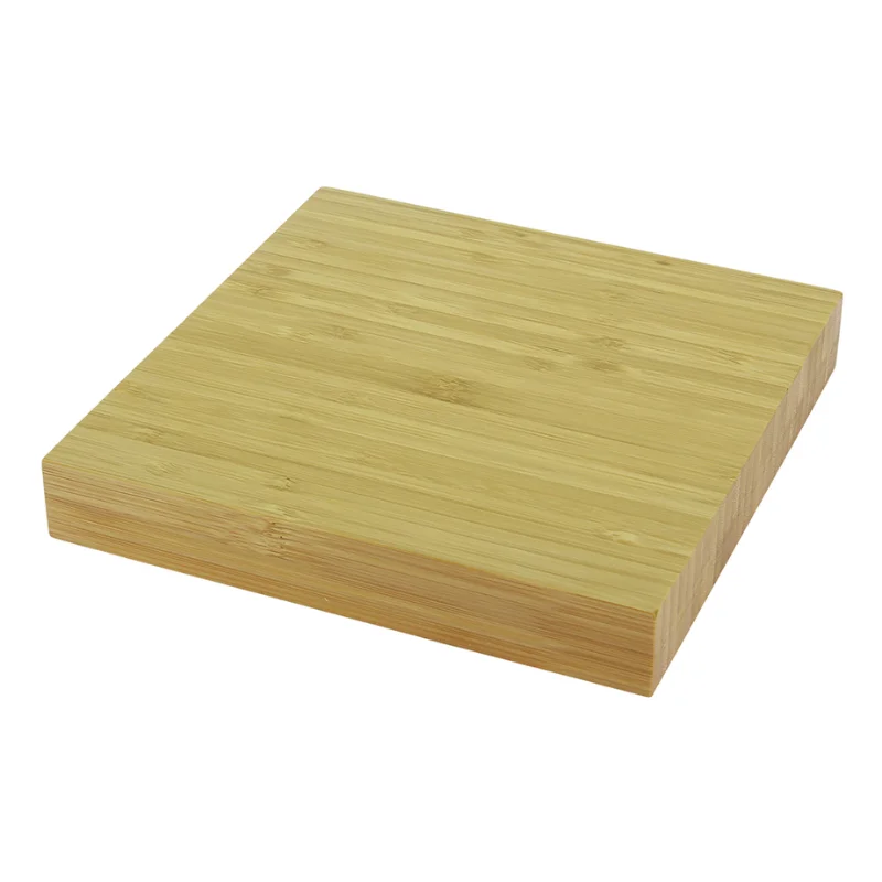 Prix Promo Plateau de Table Capri Carré - Bambou Naturel - 700 x 700 mm