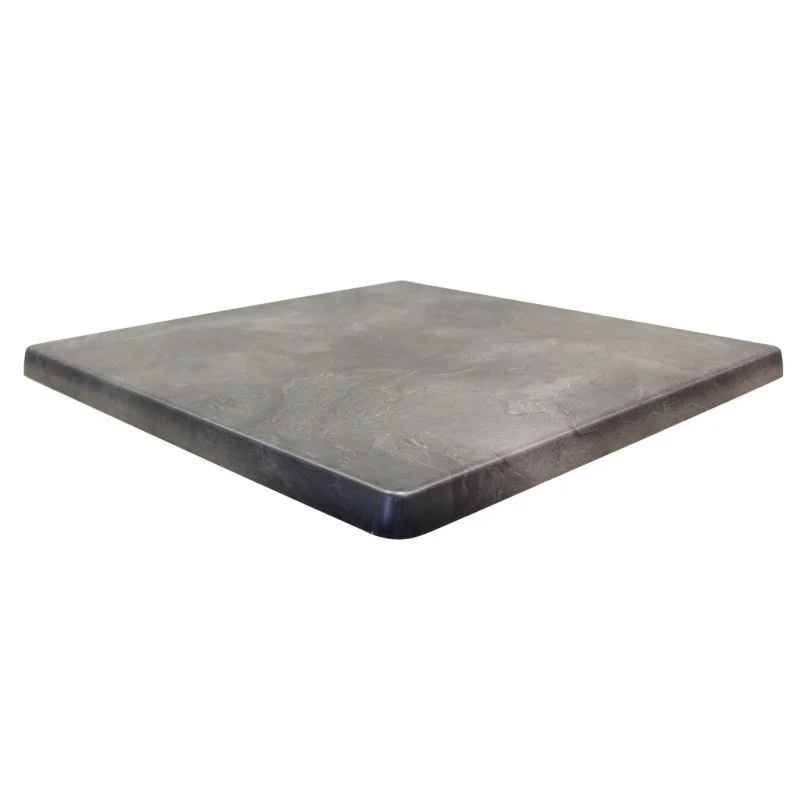 Acheter Direct Plateau de Table en Bois HDF - Dark Slate - 600 x 600 mm
