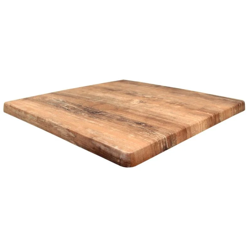 Plateau de Table Carré- Atacama Cherry - 700 x 700 mm Populaire