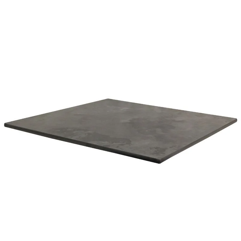 Promotion Saisonnière Plateau de Table Mesa Carré - Pierre De Lave - 700 x 700 mm
