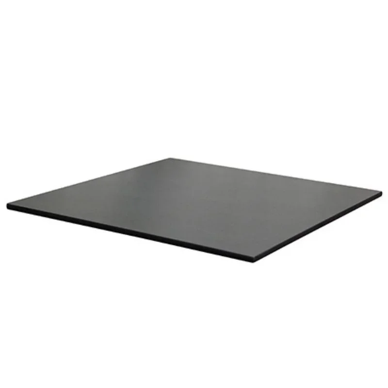 Plateau de Table Mesa Carré - Caviar - 700 x 700 mm Nouvel Arrivage