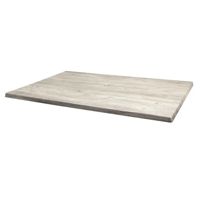 Prix Choc Plateau de Table en Bois HDF - Ponderosa Blanc - 1100 x 700 mm