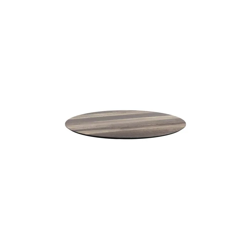 Plateau de Table Tropical Wood en HPL - Ø 70 cm Achetez Aujourd’hui