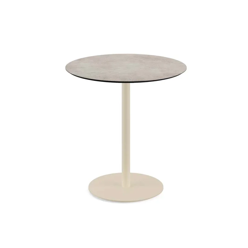 Commander Vite Table Bistrot Urban Piètement Sable et Plateau Moonstone - Ø 70 cm