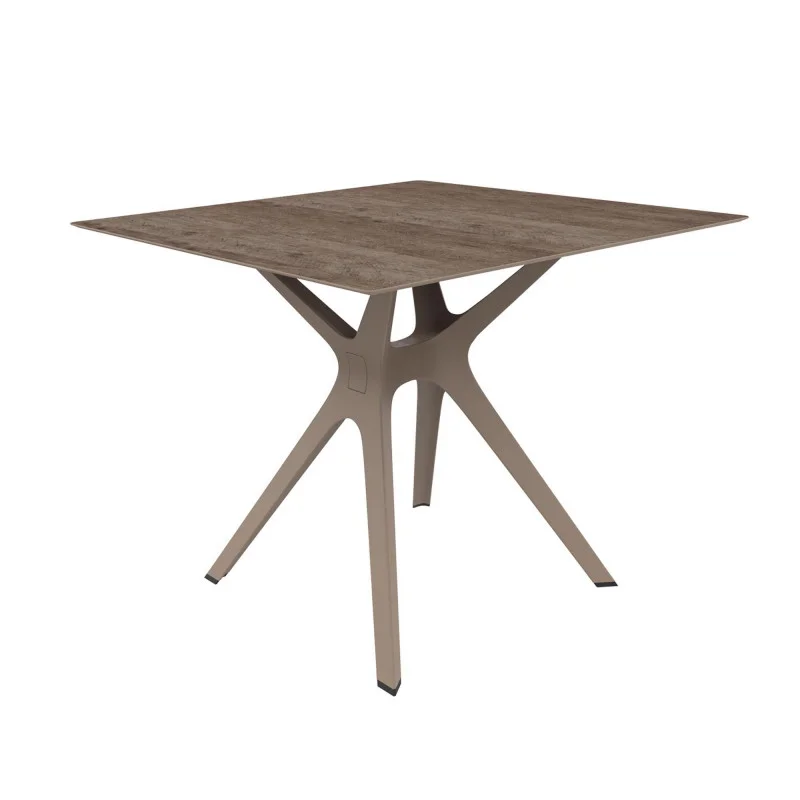 Table Chêne à Pied Sable - 90 x 90 cm Remise