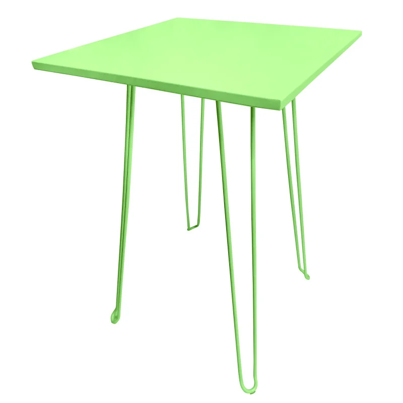 Table Mange Debout Biscarosse Vert - 700 x 700 mm Dernière Chance