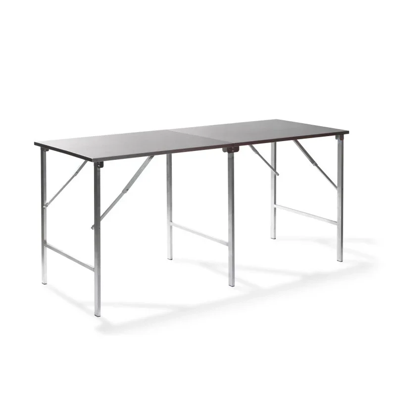 Remise Table De Travail Pliable En Acier Inoxydable - 200X80X90 Cm