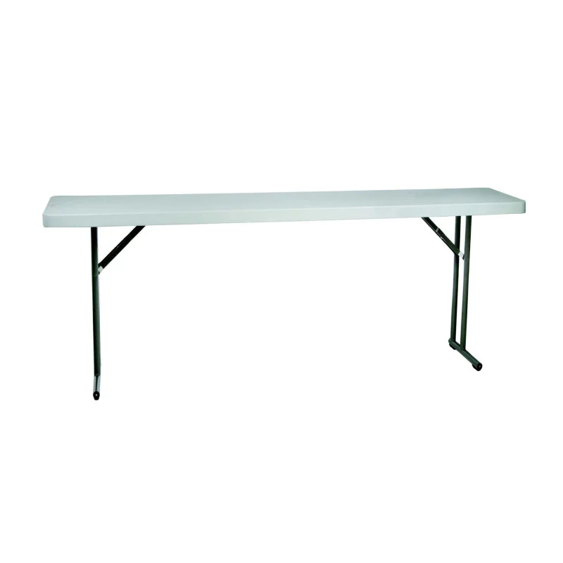 Table Pliante Bach - 180 x 45 cm - Blanc Produit De Marque