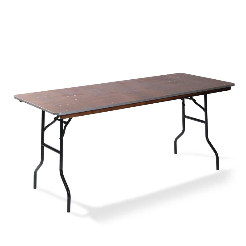 Table De Banquet Pliable En Bois Rectangulaire - 220X76 Cm Offre Spéciale