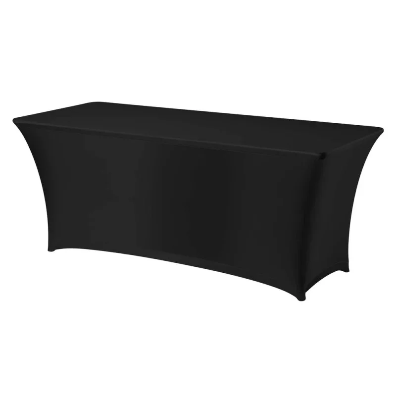 Achat Immédiat Housse pour Table Rectangulaire Noire 1830