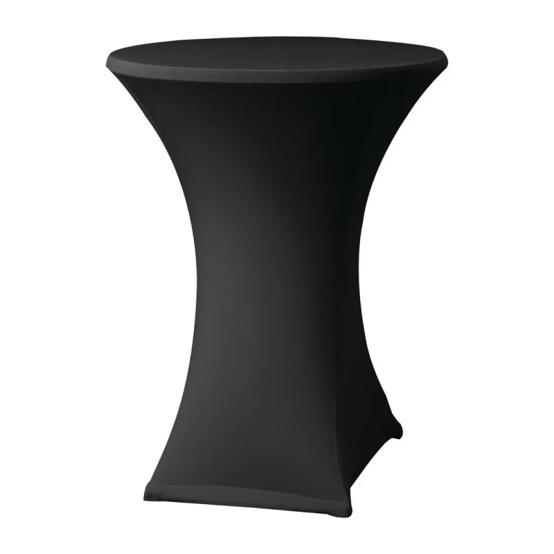 Housse de Table Extensible Samba Noire pour Table avec Pieds Croisés Dernière Chance