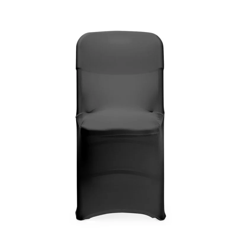 Usine Directe Housse de Chaise Pliante - Noir